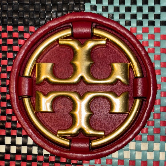 TORY BURCH Miller Woven Plaid Red-Multi Color
Convertible Shoulder Bag - Picture 2 of 9